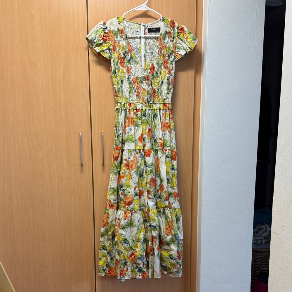 o.p.t. Floral Maxi Dress